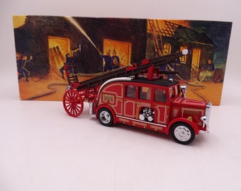 MIB ヴィンテージ マッチボックス スペシャルエディション YFE08 昔のモデル 1936 レイランド カブ FK-7 消防車 モデルカー オリジナルボックス入り