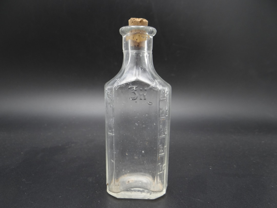 Vintage Antique Owens Glass 3ii Glass Medicine or Apothercary Bottle Etsy