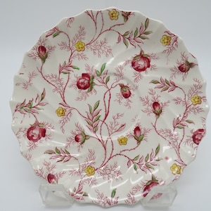 1950s Vintage Spode English Bone China Made in England &quot;Rosebud Chintz&quot; Replacement Teacup Saucer S3715 - S1
