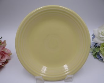 1940s Vintage Fiesta ware Fiesta Light Yellow 7" Plate - retro