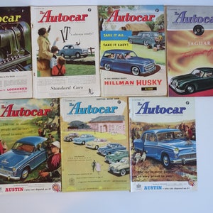 Original 1955 Autocar Motoring Car Magazines - Pick One