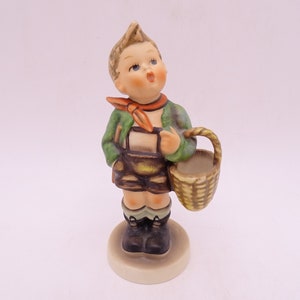 Vintage Goebel MJ Hummel Figurine  &quot;Village Boy&quot;  #51 2/0 TMK-4