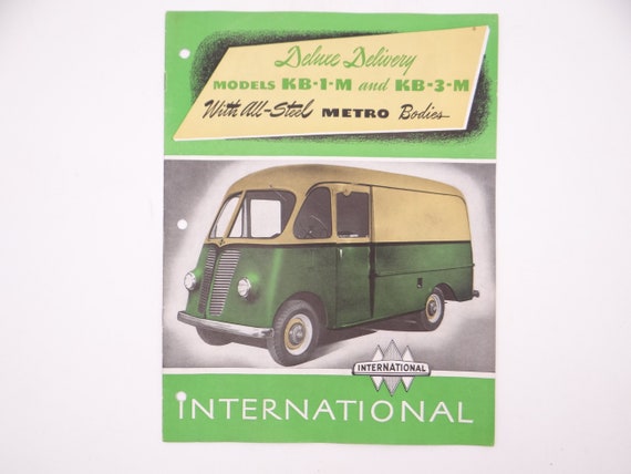 Vintage 1950s Original International Deluxe Delivery Truck - Etsy 日本
