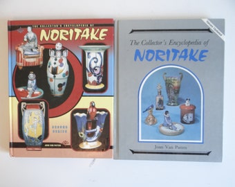 Vintage "The Collector's Encyclopedia of Noritake" First and Second Series by Joan Van Patten Hardcover Reference Books