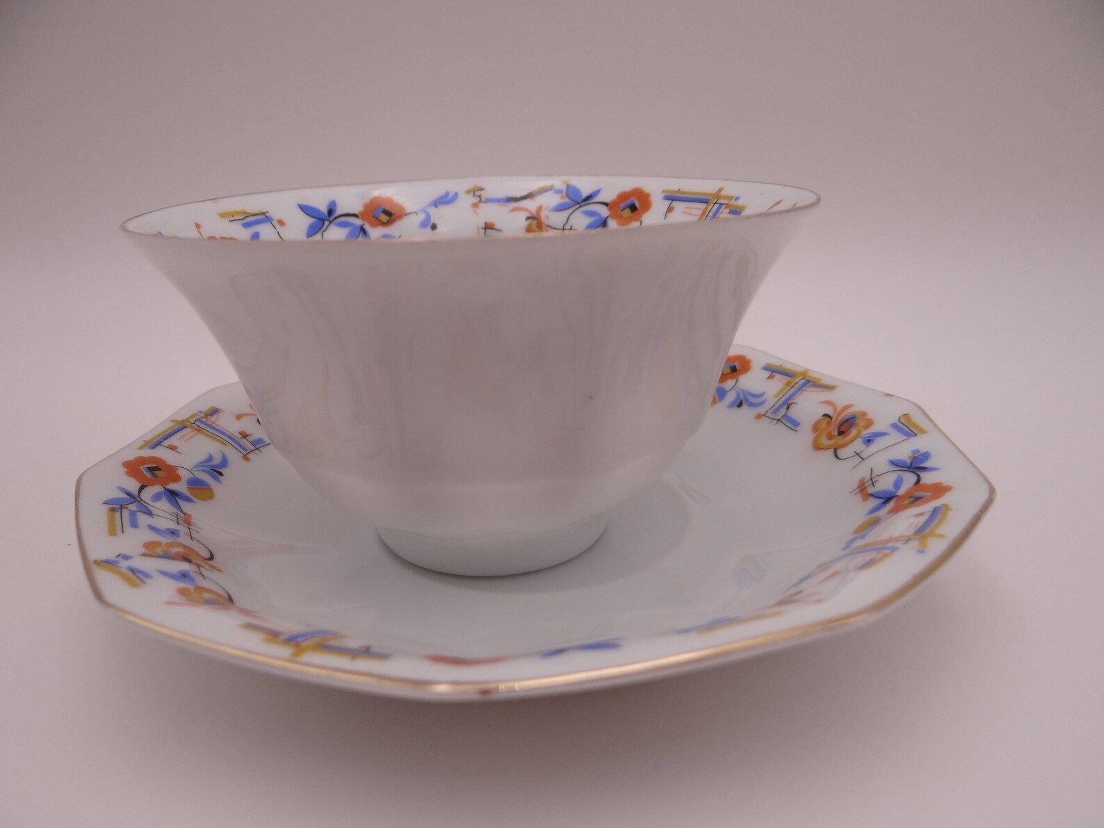 1920s Vintage Schwarzenhammer Bavaria Teacup And Saucer German Tea Cup 