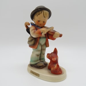 Vintage Goebel MJ Hummel "Puppy Love" Boy Figurine #1  TMK-3