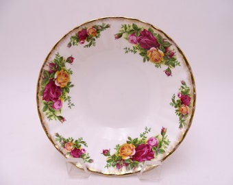Vintage Royal Albert Made in England Old Country Roses 6.25" All Purpose Cereal Soup Bowl - 8 Available