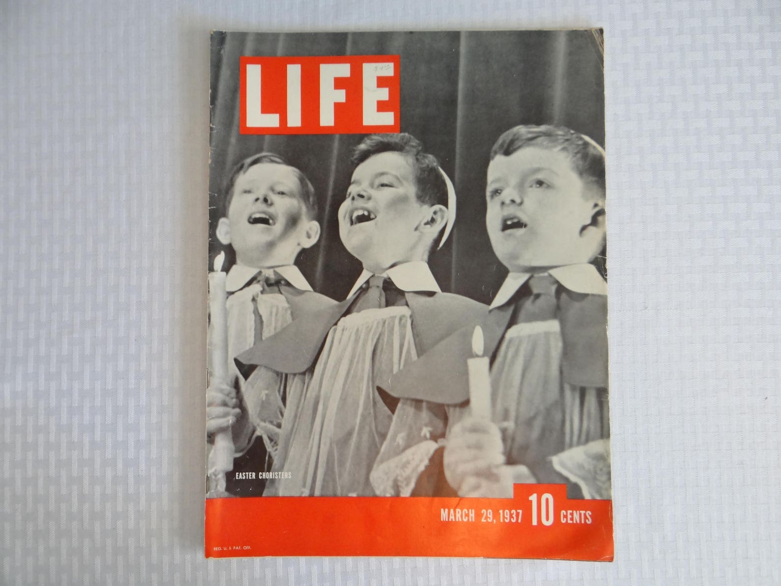 Vintage 1937 Life Magazine March 29 Easter Choristers Etsy