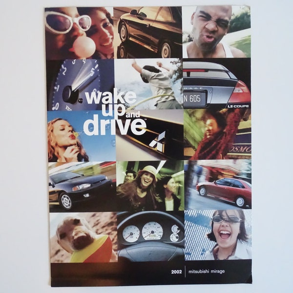 Original 2002 Mitsubishi Mirage Dealer Sales Car Brochure