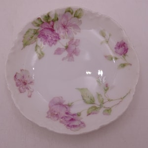 c1900s Antique Factory Decorated Haviland & Co Limoges France Butter Pat Schleiger 39C - 17 Available - 17976