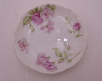 c1900s Antique Factory Decorated Haviland & Co Limoges France Butter Pat Schleiger 39C - 17 Available - 17976