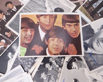 1960s Set of 116 Vintage Topps Beatles  Collector Trading Cards  McCartney, Lenon, Harrison, Ringo Beatles Memorabilia