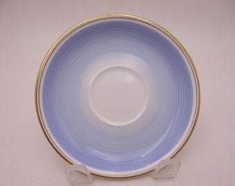 1940s Vintage Shelley English Bone China "Blue Swirls" Teacup Saucer 12877 - 5 Available
