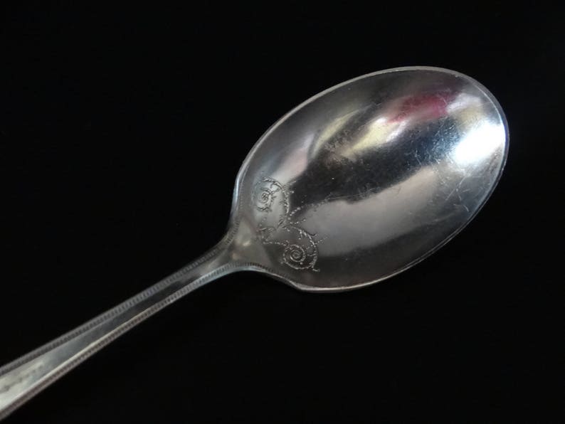 Antique 1921 Community Plate Grosvenor Silverplate Sugar Spoon 1920 Community Plate Spoon 1920 Art Deco Silverplate Spoon and Knife