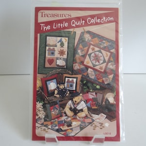 The Little Quilt Collection Treasures Patterns Moons Stars Birds Ship - Pillows Quilting Patterns Lap Quilts