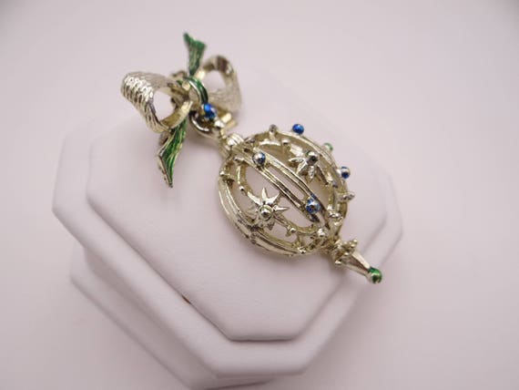 Vintage Signed Gerry's Gold Tone Ornament Brooch … - image 3