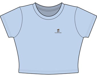 Vacation Mode Baby Tee Embroidered-Look Print, Travel Gift, Wanderlust Gift for Travelers, Couples Trip Gift