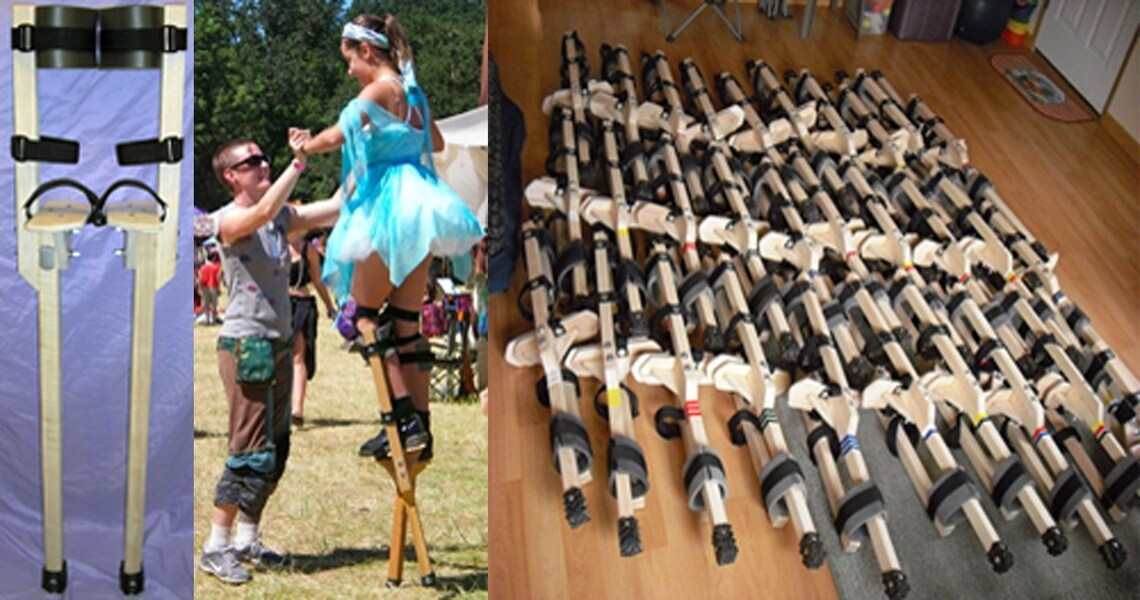 Stilts 3 Foot Tall Circus Peg Stilts for Kids or Adults Etsy