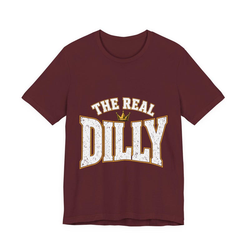 The Real Dilly Varsity Crown | The Real Dilly Funny Pickle Shirt | Unisex Graphic Tee image 6
