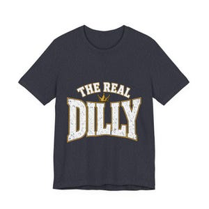 The Real Dilly Varsity Crown | The Real Dilly Funny Pickle Shirt | Unisex Graphic Tee image 4