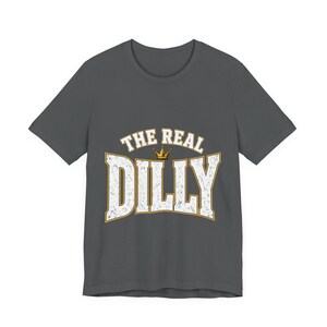 The Real Dilly Varsity Crown | The Real Dilly Funny Pickle Shirt | Unisex Graphic Tee image 2