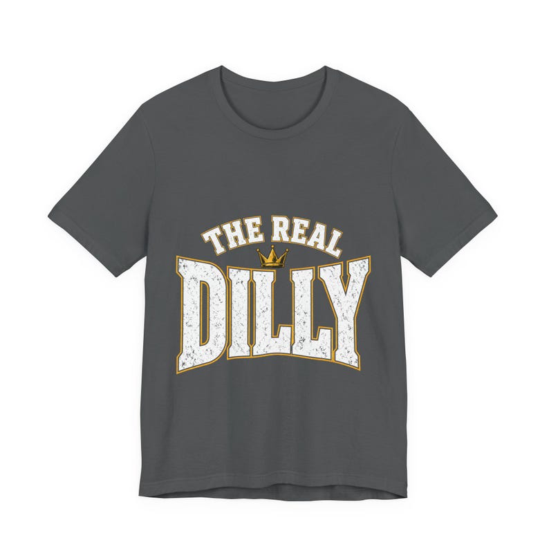 The Real Dilly Varsity Crown | The Real Dilly Funny Pickle Shirt | Unisex Graphic Tee image 2