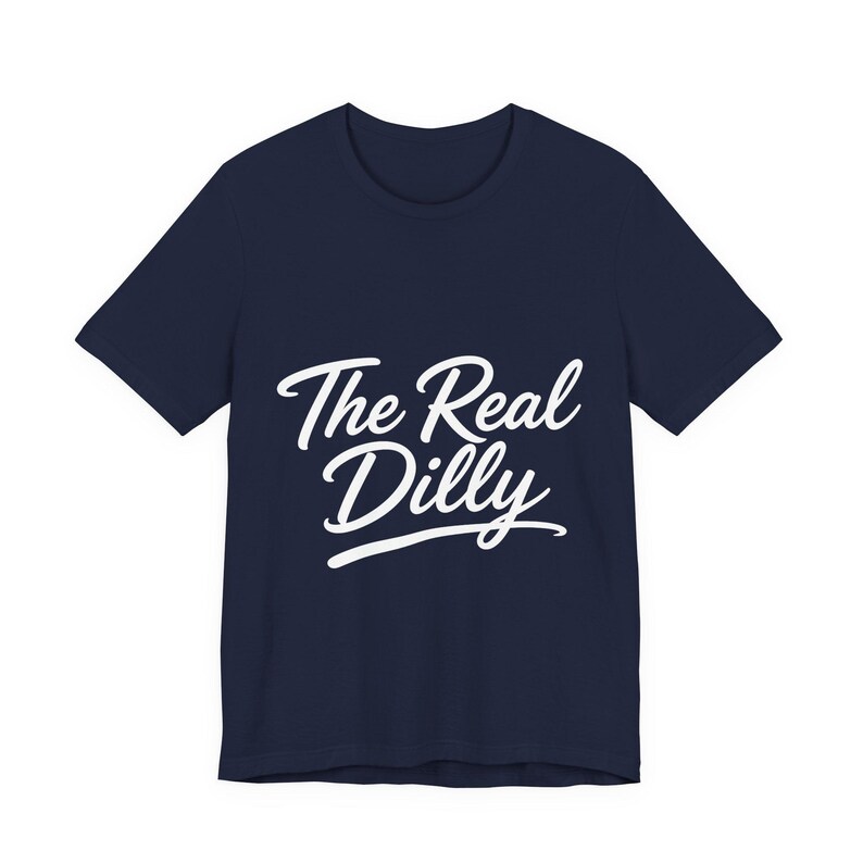 The Real Dilly Script | The Real Dilly Funny Pickle Shirt | Unisex Graphic Tee image 5