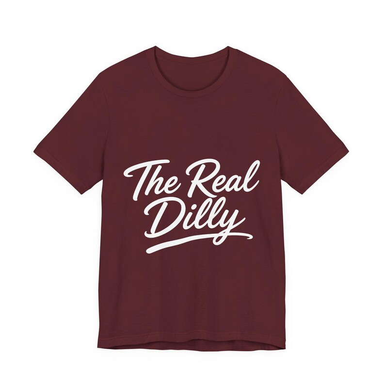The Real Dilly Script | The Real Dilly Funny Pickle Shirt | Unisex Graphic Tee image 6