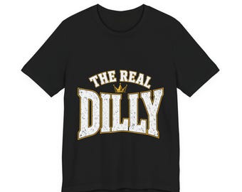 The Real Dilly Varsity Crown | The Real Dilly Funny Pickle Shirt | Unisex Graphic Tee