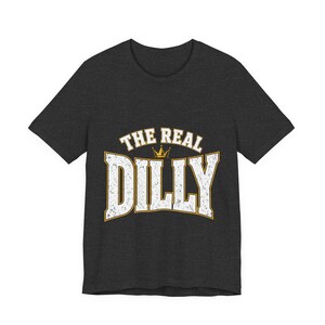 The Real Dilly Varsity Crown | The Real Dilly Funny Pickle Shirt | Unisex Graphic Tee image 3