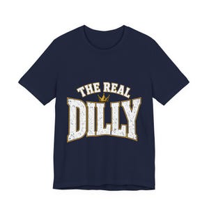 The Real Dilly Varsity Crown | The Real Dilly Funny Pickle Shirt | Unisex Graphic Tee image 5