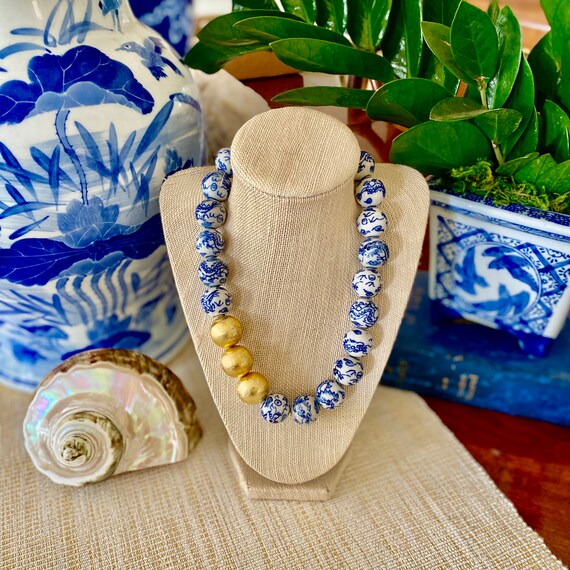 Chinoiserie necklace clearance