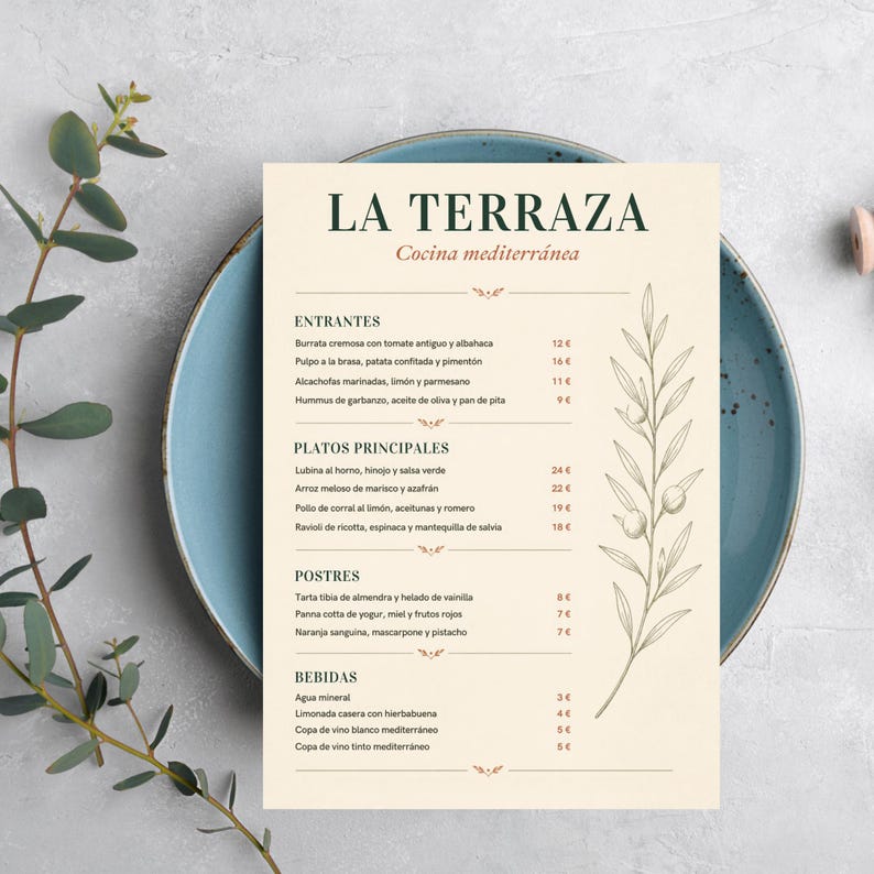 2026 Editable Restaurant Menu Template for Canva | Elegant and ...
