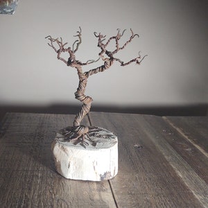 Rusted wire tree
