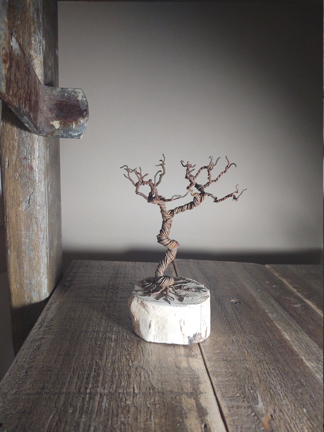 Stranded Wire Tree Rusted Wire Tree - Etsy