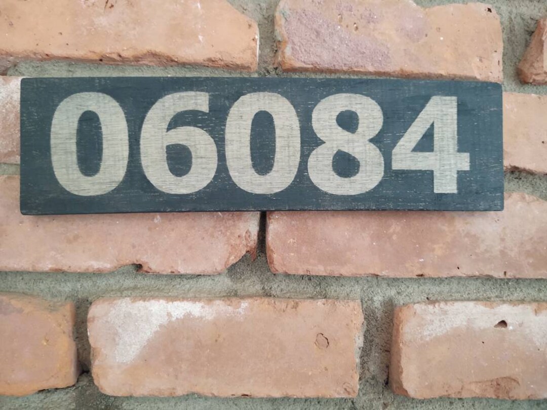 Zip Code Sign - Etsy