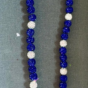 Baseball beaded necklaces, custom designs, custom colors. Can add numbers and baseball beads.
