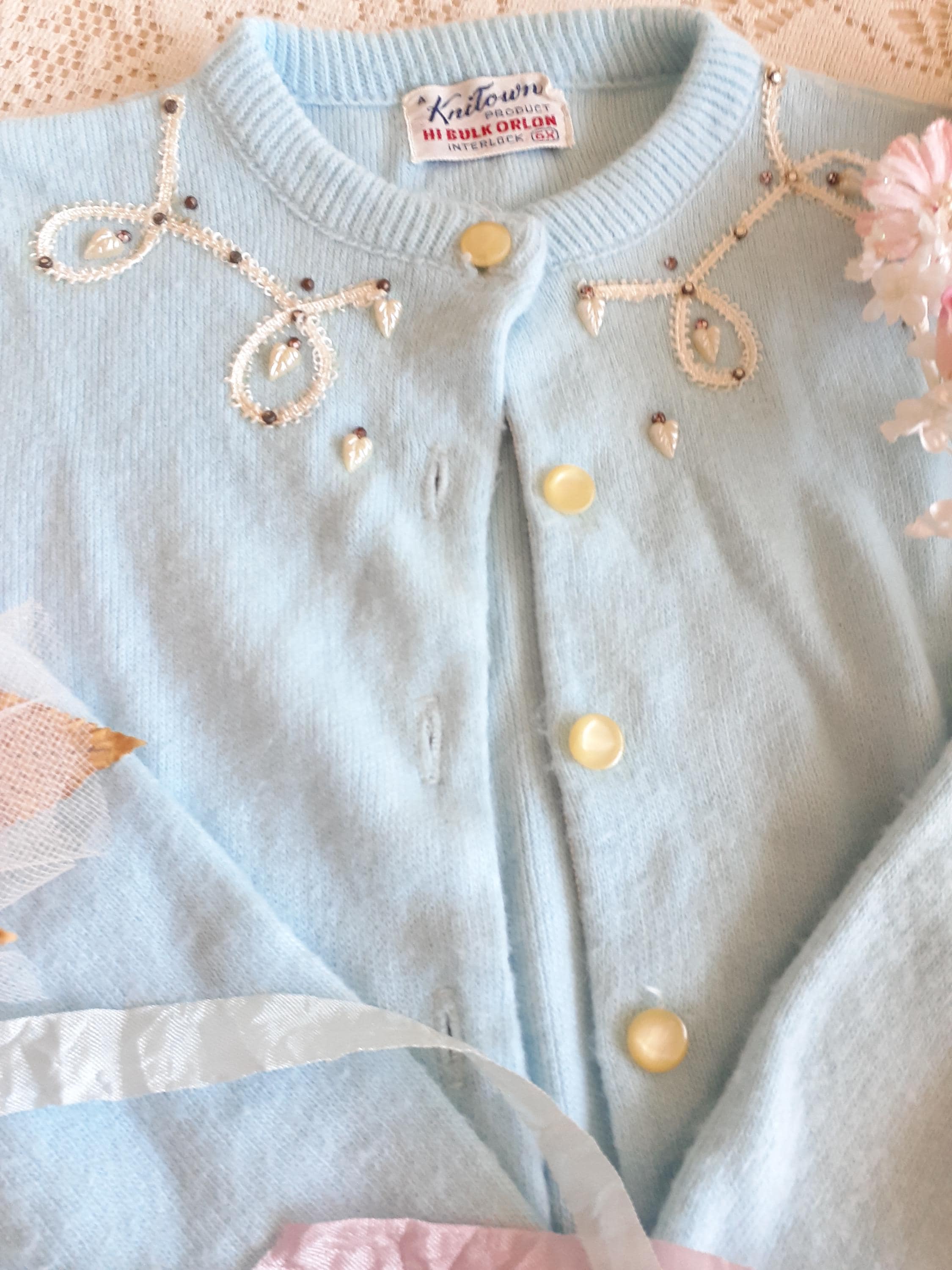 60s Orlon Sweater - Etsy