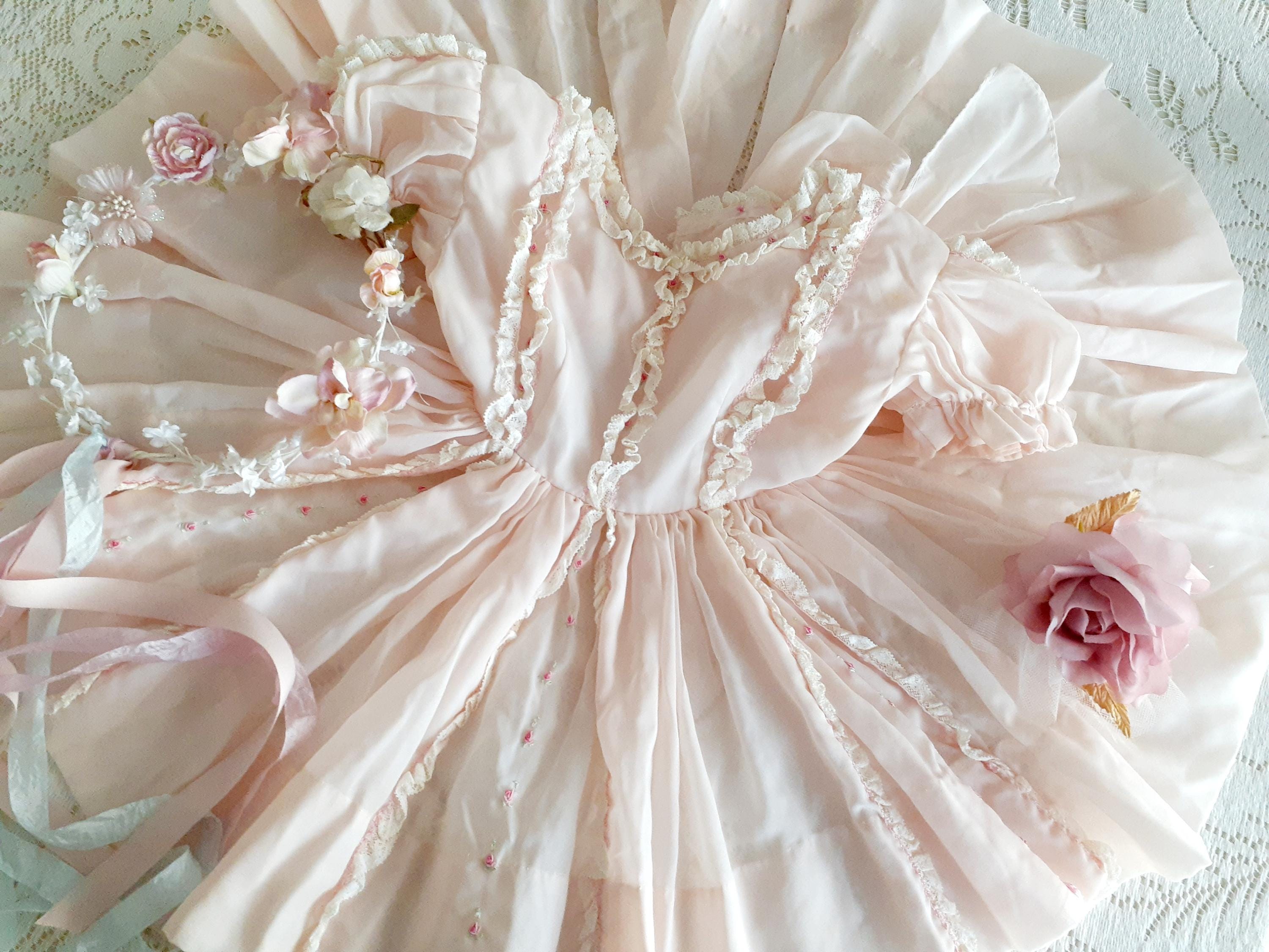 Pink 1950s Dress - Etsy