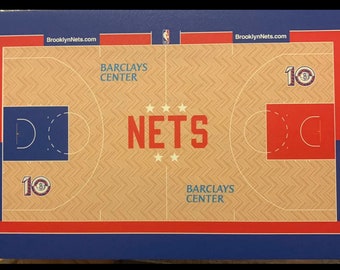 2023 Brooklyn Nets Replica Court 10 Years Brooklyn ABA Classic Style Red limited edition