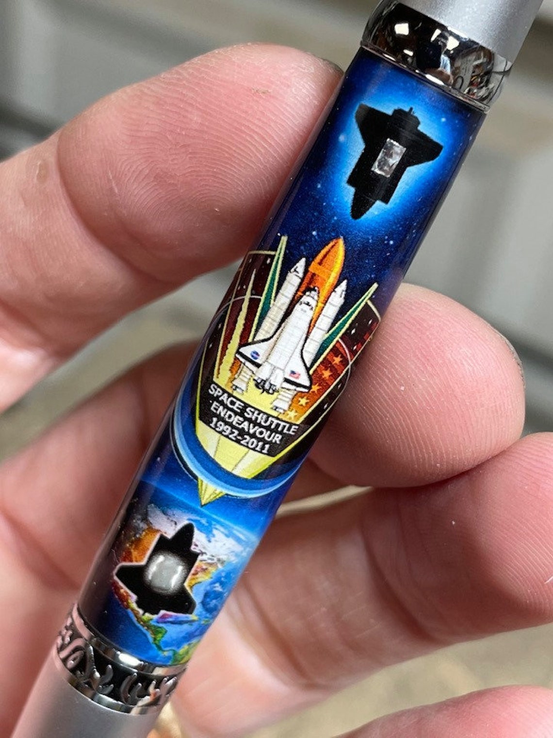 NASA 4 Piece Shuttle Space Flown Ballpoint Pens Custom Hand Etsy