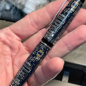 Genuine PCB Navy Blue Circuit Board Cigar Pen Perfect gift for Tech, Geek or Nerd  Savvy special price