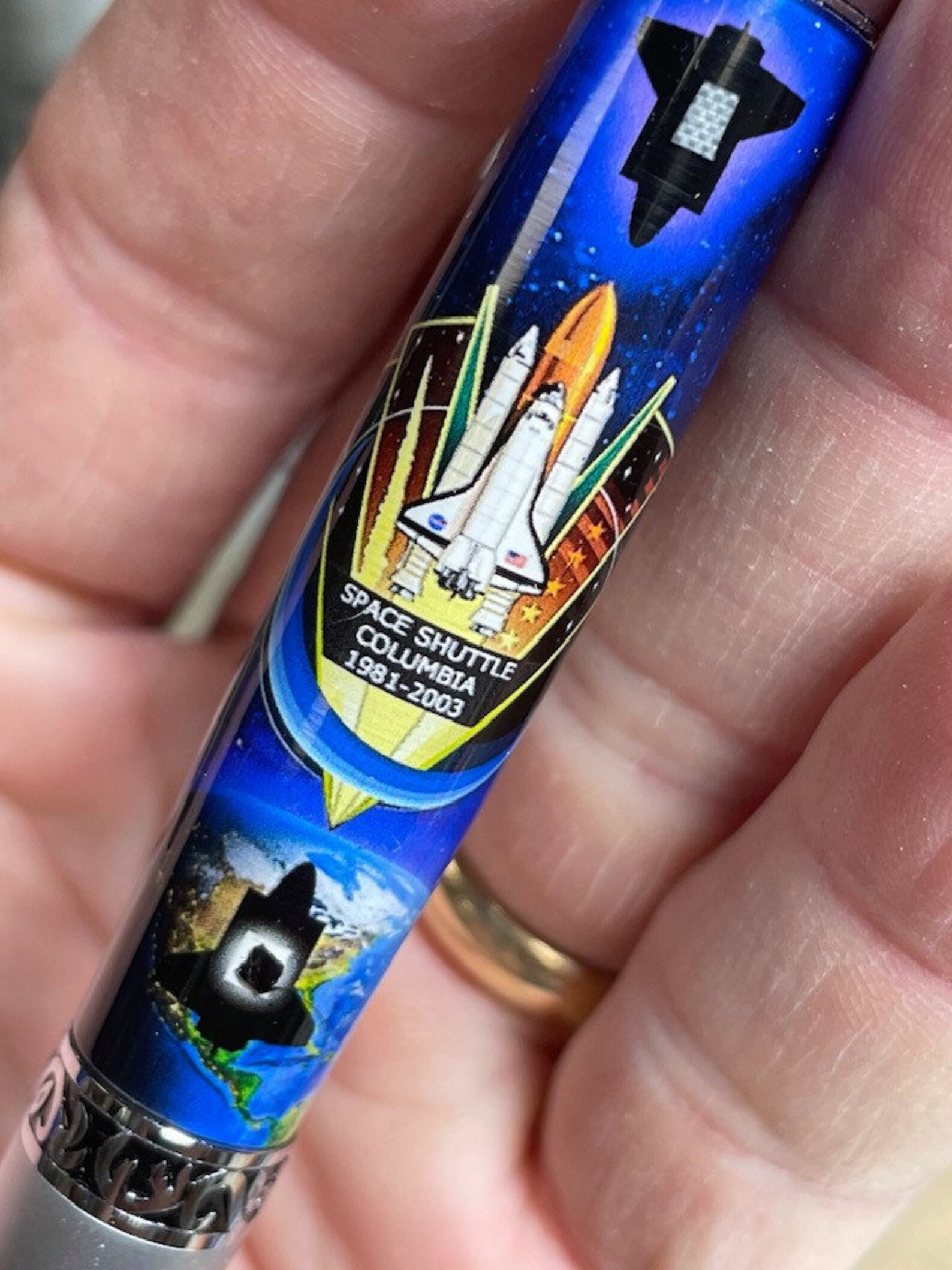 NASA 4 Piece Shuttle Space Flown Ballpoint Pens Custom Hand Etsy