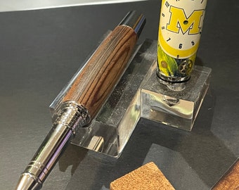 Michigan Stadium bleacher Seat watch parts rollerball pen with COA and presentation box Optional Laser Engraving available