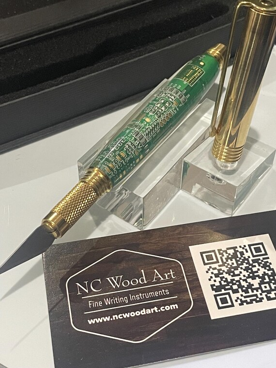 Genuine PCB Green Circuit Board X-acto Hobby Knife Brass