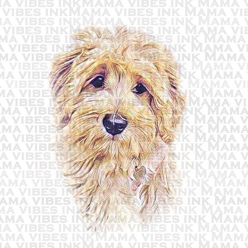 GoldenDoodle PNG File GoldenDoodle clipart GoldenDoodle | Etsy
