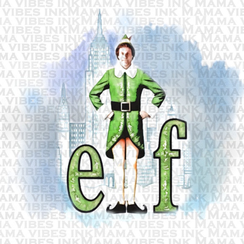 Buddy the Elf PNG File Buddy The Elf Design Downloads | Etsy