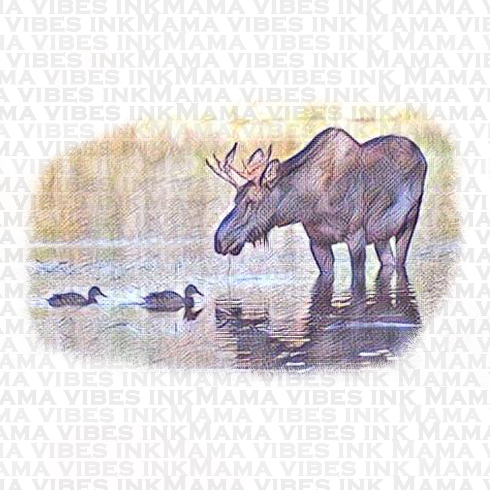 Duck Duck Moose PNG. Animal PNG. Duck Duck Moose PNG. Moose Etsy