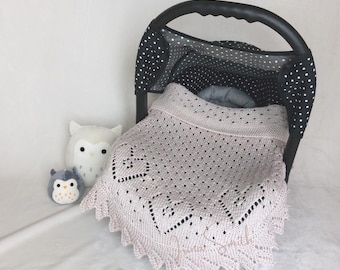 Carseat baby blanket, small blanket