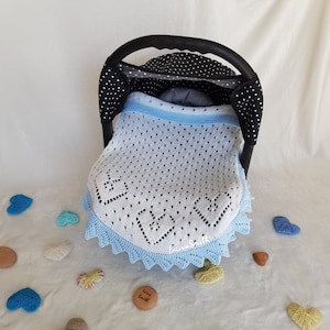 Carseat blanket, small blanket, ready to ship